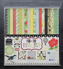 Echo Park For The Record 12x12 papers and element/alpha/#/punctuation stickers