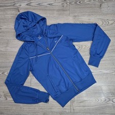 Nike The Athletic Dept Full Zip Blue Hoodie -Size Medium