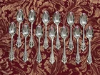 Wallace Grande Baroque Sterling Silver 4 1/8” Demitasse Spoons Sold Individually