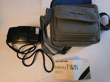 Olympus Infinity Twin Quartz Date AF 35mm 70mm Weatherproof Camera Tested Works