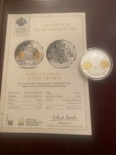 King Charles I Gold/silver Crown