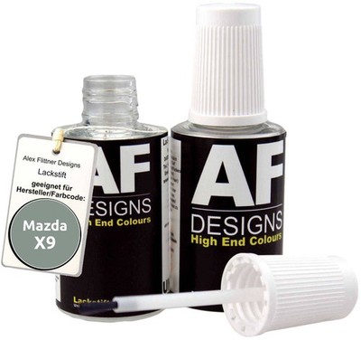 Lackstift für Mazda X9 Plum Green Metallic schnelltrocknend 2x20ml Autolack