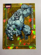 2026 Topps Chrome Marvel Sapphire #1 Abomination GOLD SAPPHIRE Refractor /50