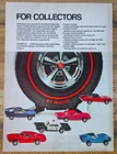 VINTAGE 1970 REDLINE HOT WHEELS CHARGER AMX CONTINENTAL CORVETTE ADVERTISEMENT