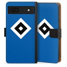 Klapphülle Google Pixel 6a  Handytasche Lederhülle Tasche HSV Hamburger SV Logo