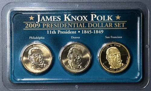 2009-P Presidential Dollar James K Polk — photo from the most recent tracked eBay sale