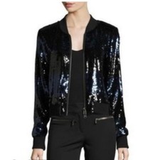 Veronica Beard Lexington Sequin Bomber Jacket