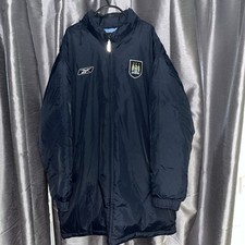 vintage Reebok Manchester City FC padded winter bench jacket  2003-2004 season