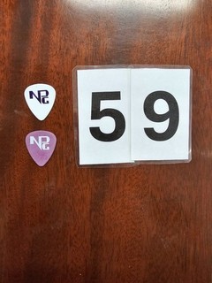 2 Prince/New Power Generation Guitar Picks used at Paisley Park