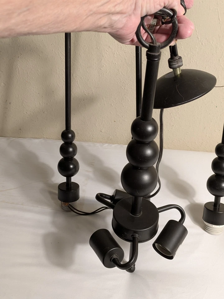 Kenroy Home Post Modern Stacked Edison 3 Penant Flush Mount Lights & Chandelier - Image 3 of 4