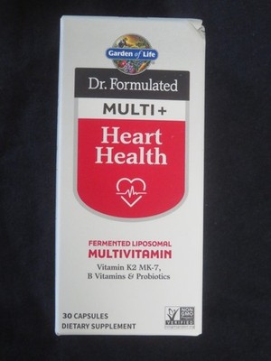 Garden Of Life Dr. Formulated Multi+ Heart Health Multivitamin 30 Capsules