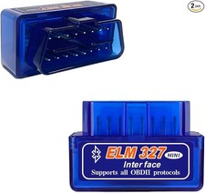 2PCS ELM327 OBD Car Auto Diagnostic Scanner, Mini OBDII Professio Color: 2PCS