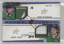 2021-22 SPx Premium 19/25 Miro Heiskanen Roope Hintz #WC-MHRH Patch ec0