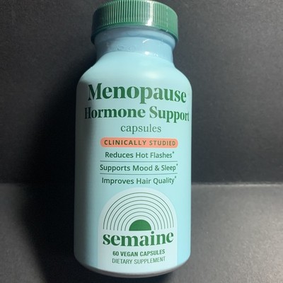 SEMAINE Peri/ Menopause Essentials Relief Supplement 60 Capsules 07/2027 Sealed