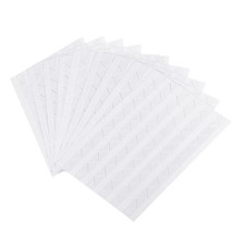 10Sheets/1020Pcs Photo Corner Sticker PVC Adhesive Picture Label White