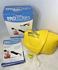 Thera-Band Pro Series Exercise Ball 45 cm Yellow w/exercise poster no pump