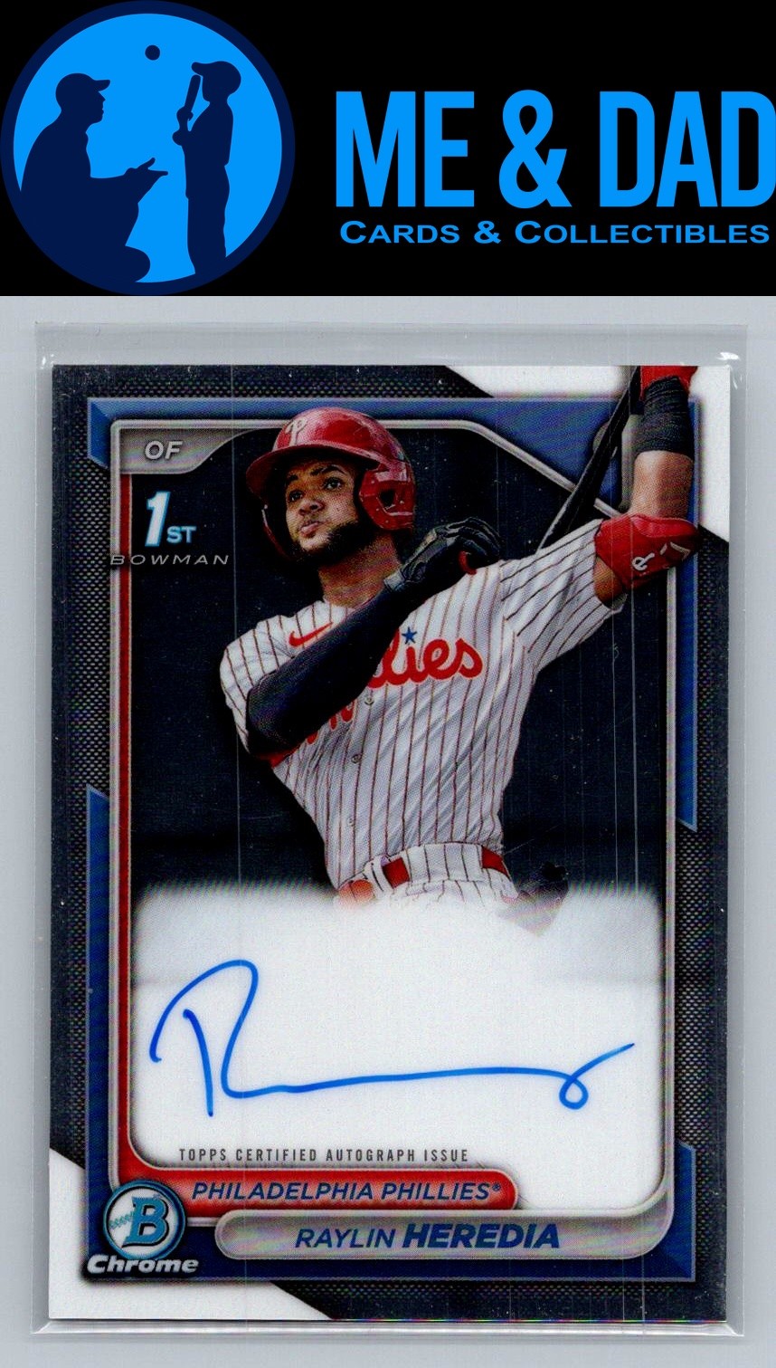 2024 Bowman #CPA-RH Raylin Heredia Chrome Prospects Autographs
