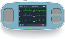 6L Portable ECG Monitor | Record ECG and Heart Rate in 6 Channels | Compatible w