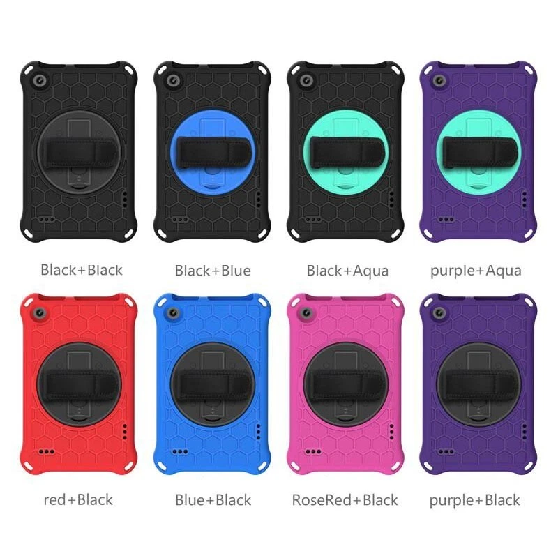 Kids Case For Amazon Fire 7 HD 8 HD 10 Tablet ShockProof EVA Foam Stand Cover - Image 2 of 4