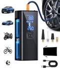 GJOSYOI Tire Inflator Portable Air Compressor, 2X Faster 150PSI Cordless Air ...