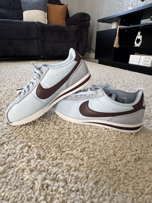 Nike Cortez DZ2795-405 Celestine Blue White Burgundy Crush Suede Sneakers 2025