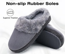 Ladies Slippers Comfort Memory Foam Womens Warm Indoor Shoes UK Size 6