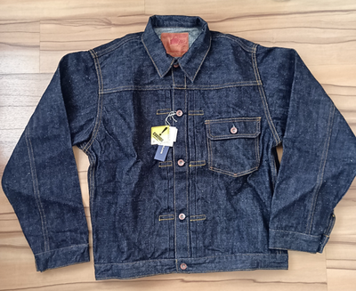 ジンシャン 2ショ SAMURAI - Otokogi 15oz Type II Selvedge Denim Jacket S0552XX – Tempo