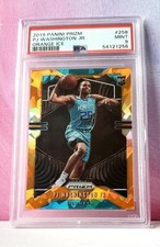 2019 Panini Prizm PJ Washington Jr Orange Ice Prizm ROOKIE #258 PSA 9