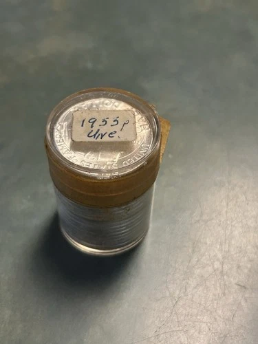 1955 Philadelphia Franklin Half Dollar 50C Uncirculated 90% Silver Coin