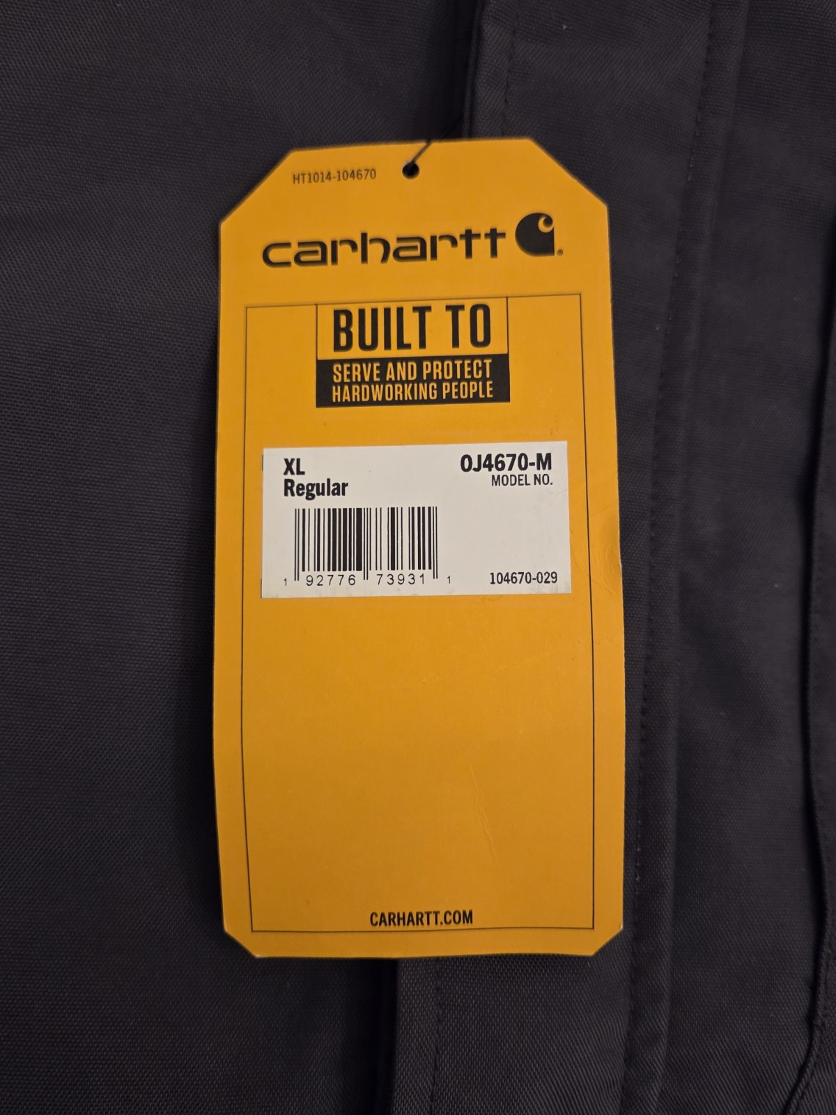 Carhartt Storm Defender Jacket Grey OJ4670-M Loose Fit Hooded Size XL NWT NEW image 7