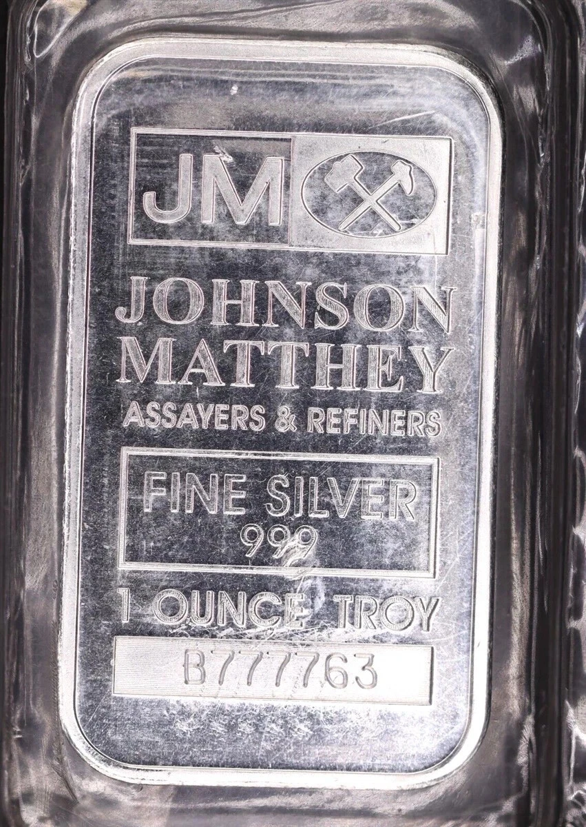 Johnson Matthey 0.9999 1 oz Precious Metal Content per Unit Silver