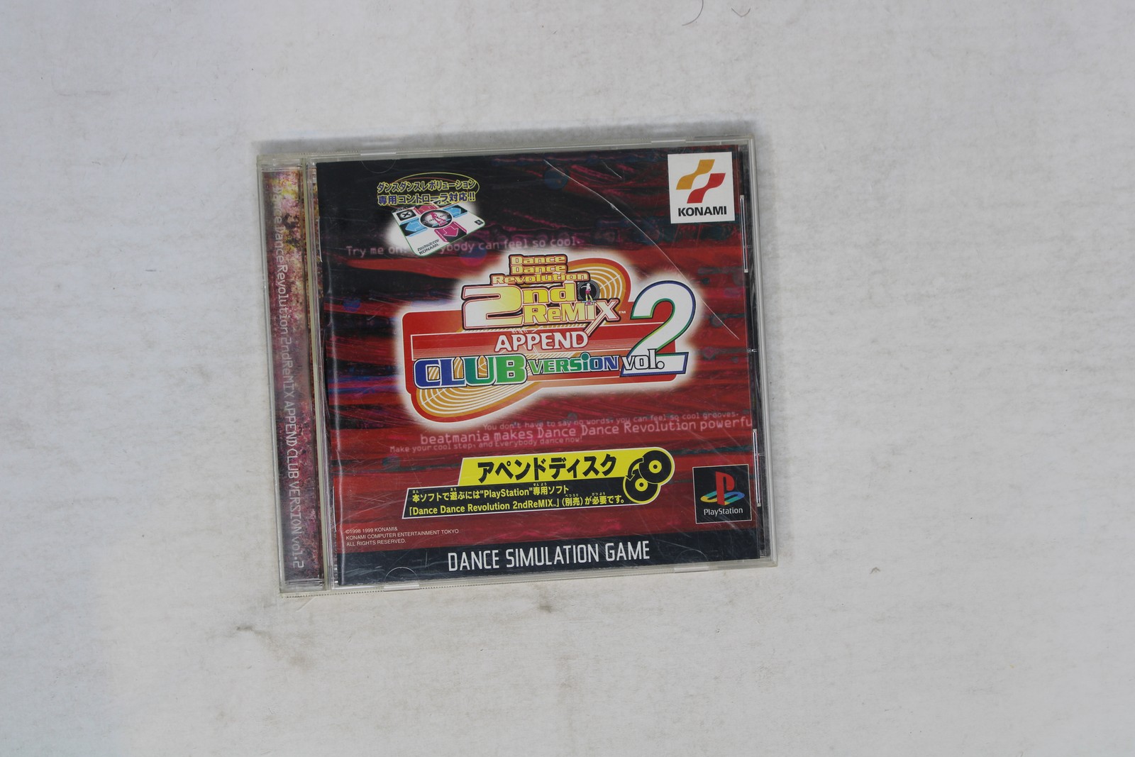 Dance Dance Revolution 2ndReMIX Append Club Version Vol. 2 PS1 (Region Locked)