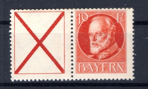 Bavaria SEAM W6 Perfect ** MNH MINT 300EUR (DA3341
