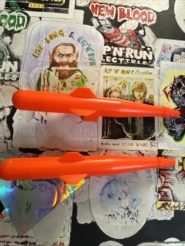 1989 Vtg GI JOE Night Force NIGHT RAY Original Torpedo SET Vehicle Part RARE