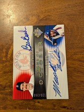 2005 UD Ultimate Signature Buckner / Mookie Wilson Signs of October Autograph