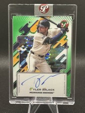 2025 Topps Pristine PA-TB Pristine Auto Green Refractor Tyler Black Auto ENCASED