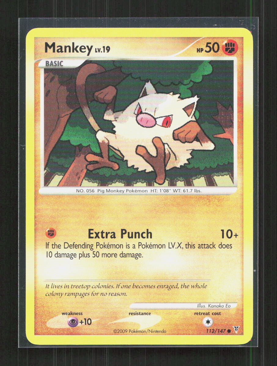 Mankey 112 Supreme Victors Common NM