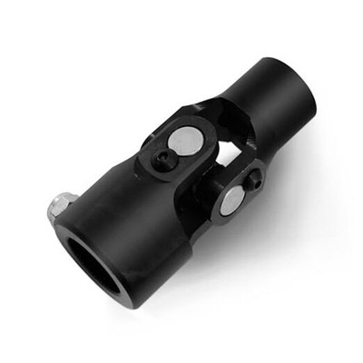3/4'' Round x 1''-48 Spline Black Steering Universal Joint Single U Joint 