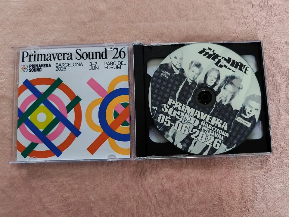 Double CD Live The Cure - Primavera Sound Barcelona 2026-06-05 ( soundboard) - Immagine 2 di 4