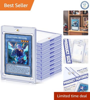Acrylic Magnetic Card Holders - Perfect for Collectors & Gaming Enthusiasts