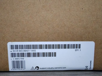 New SIEMENS 6AV6643-0BA01-1AX0 SIMATIC TOUCH PANEL HMI 6AV6 643-0BA01-1AX0