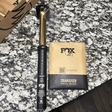 Fox Transfer Dropper Seatpost 31.6mm 120mm Black Gold Aluminum Mountain Bike