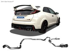 Bastuck Duplex Racinganlage abKat Honda Civic 9 FK2 Type R je 2x100mm doppelwand