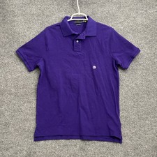 Polo Ralph Lauren Polo Shirt Mens Sz M Custom Slim Fit Purple Short Sleeve