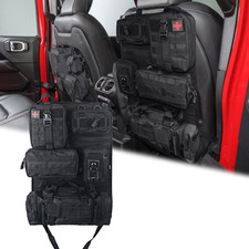 Universal Tactical Seat Back Organizer Vehicle Molle Panel Organizer Storage Ba