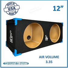 Dual Sealed X-Large 12" Sub Box XL Subwoofer Enclosure Car Audio 12" XL Box