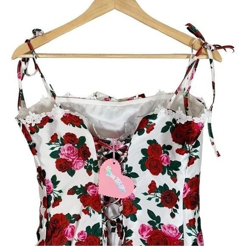 Dolls Kill Sugar Thrillz Womens Tender Romance Sleeveless Mini Dress Size XL - Picture 5 of 10