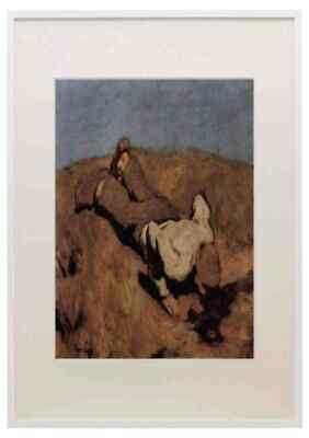 Die Quelle Albin Egger Lienz Symbolik A3 A4 gerahmter Druck Bild
