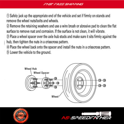 4X 5x4.5 1 Wheel Spacers 1/2 Studs Fits Ford Mustang Explorer Edge Mazda B3000