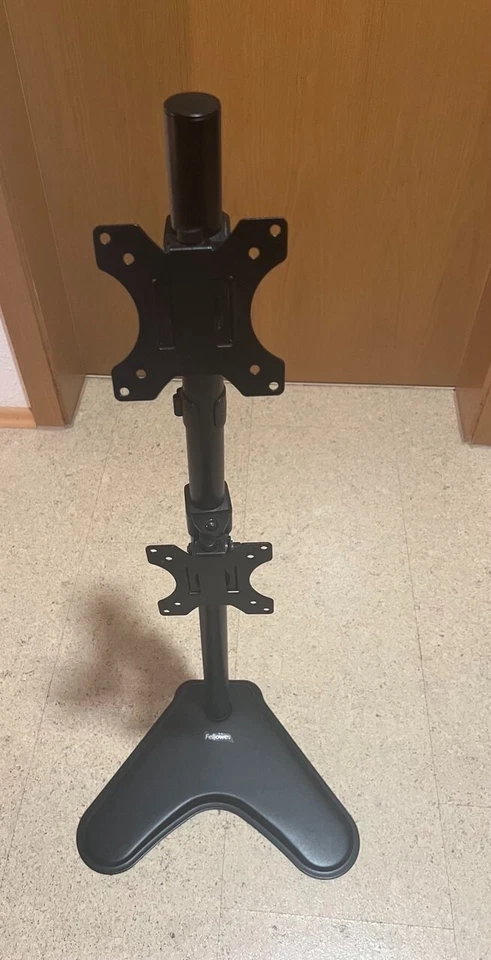 Fellowes 2-fach Monitorständer /halter 13–32" VESA freistehend höhenverstellbar - Bild 3 von 4